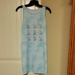 Cat & Jack Mint Green Nightgown With Cute Bunny Graphics Size Xxl 18